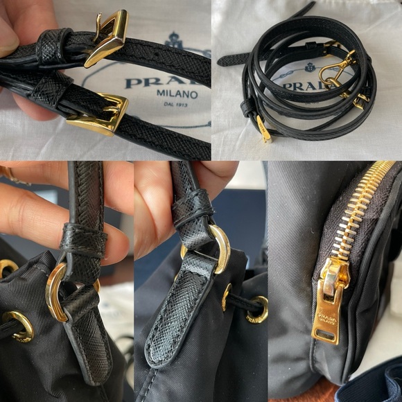 Prada Duet Re-Nylon bucket bag $1,890 - Picture 16 of 16